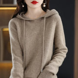 Women's Casual Hooded Sweater Pullover