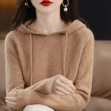 Women's Casual Hooded Sweater Pullover