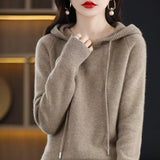 Women's Casual Hooded Sweater Pullover