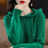 Women's Casual Hooded Sweater Pullover