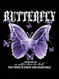 Women's Purple Butterfly Hoodie