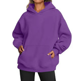 Casual Plain Hoodie