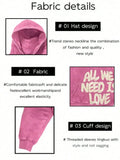 Women's All We Need Is Money Baggy Hoodie