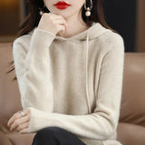 Women's Casual Hooded Sweater Pullover