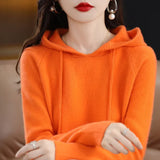 Women's Casual Hooded Sweater Pullover