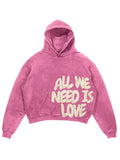 Women's All We Need Is Money Baggy Hoodie