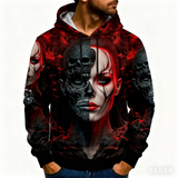 Zip-up Skull Hoodie