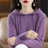 Women's Casual Hooded Sweater Pullover