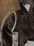 Women's Leopard Print Hoodie