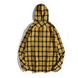 Yellow Plaid Button Up